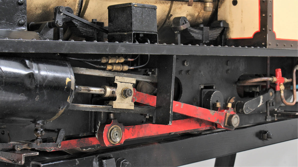 7 1/4 inch gauge 3 inch scale Hunslet 0-4-0ST with driving truck