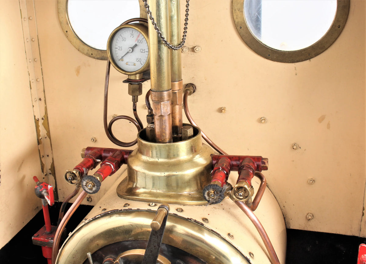 7 1/4 inch gauge 3 inch scale Hunslet 0-4-0ST with driving truck