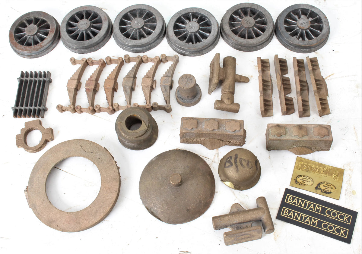 3 1/2 inch gauge LNER "Bantam Cock" castings