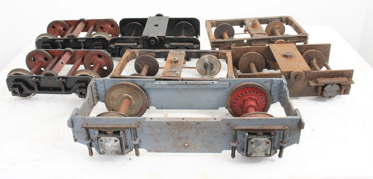 Miscellaneous 5 inch gauge bogies