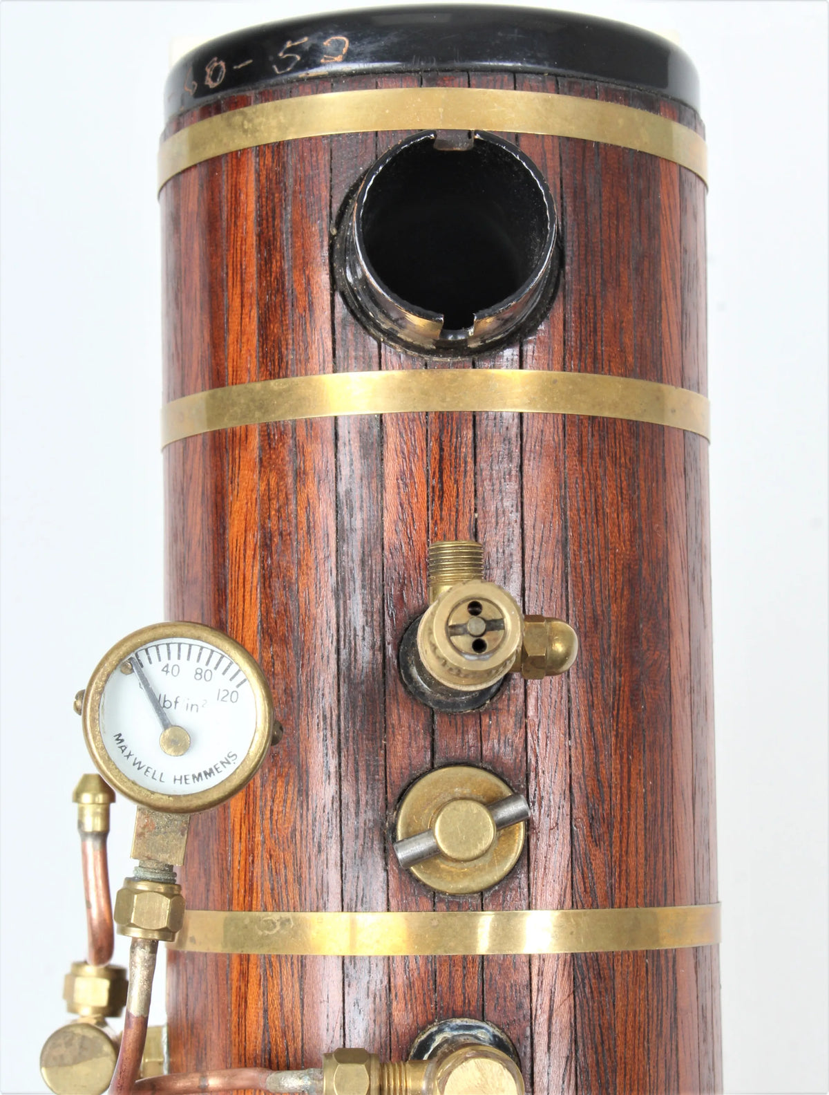 Maxwell Hemmens horizontal boiler with fittings