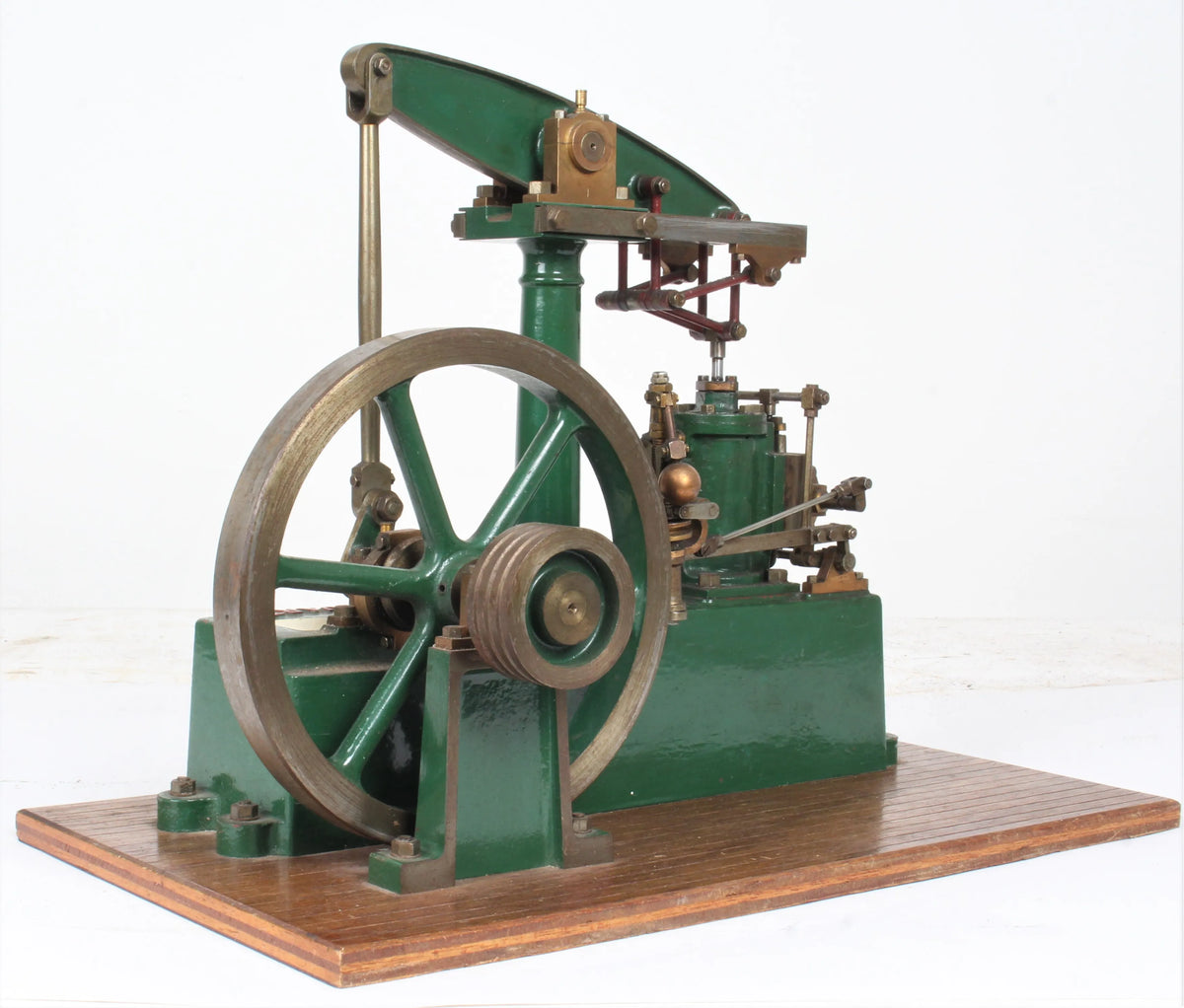 Stuart beam engine with governor