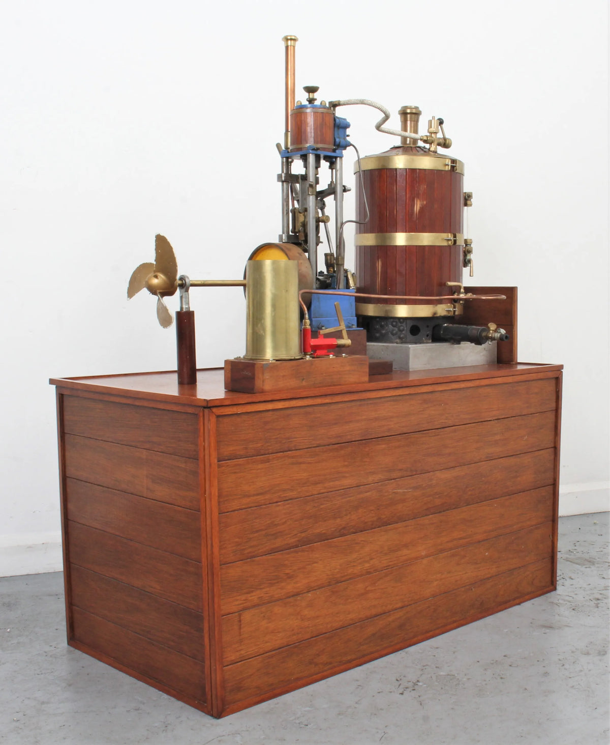 Gas-fired steam plant
