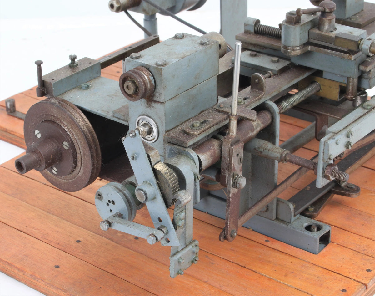 Model lathe with copy attachment