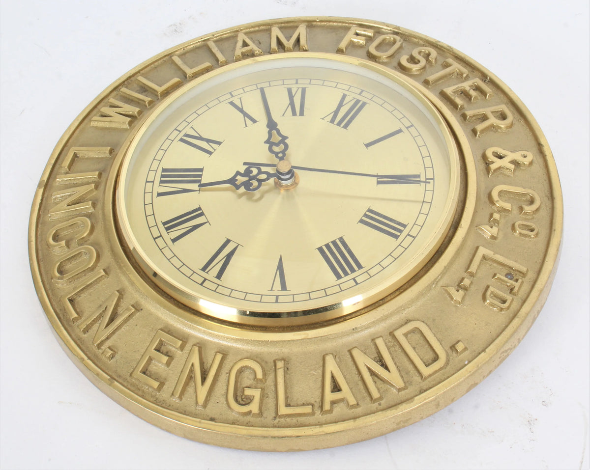 Foster & Co. clock