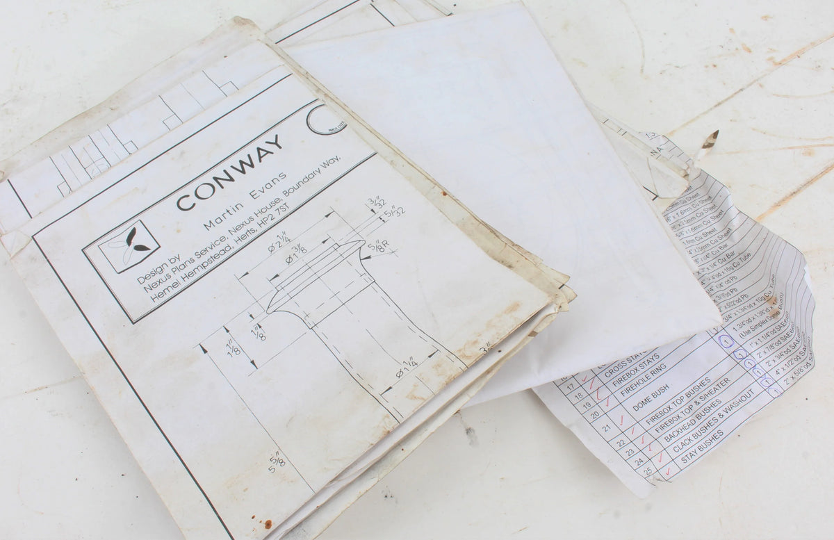 3 1/2 inch gauge part-built "Conway" with boiler kit
