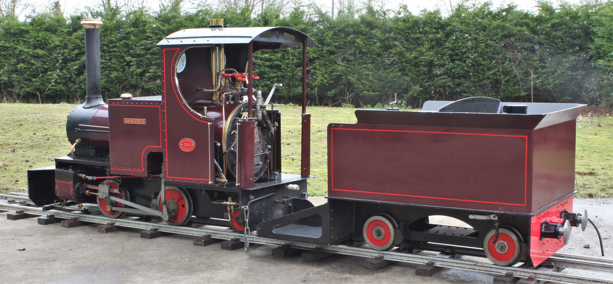 7 1/4 inch narrow gauge "Sweet William" 0-4-2T with tender