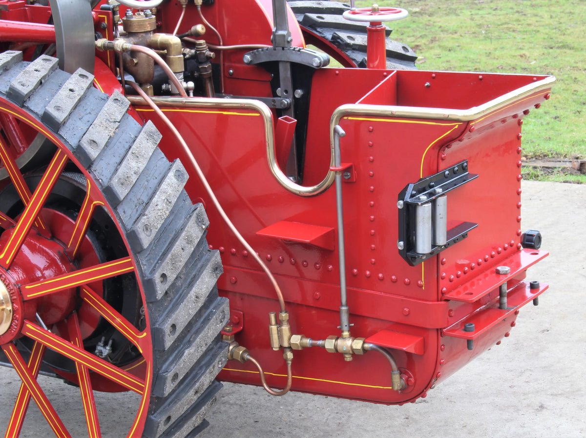 4 1/2 inch scale Burrell 6nhp agricultural engine with driving trolley