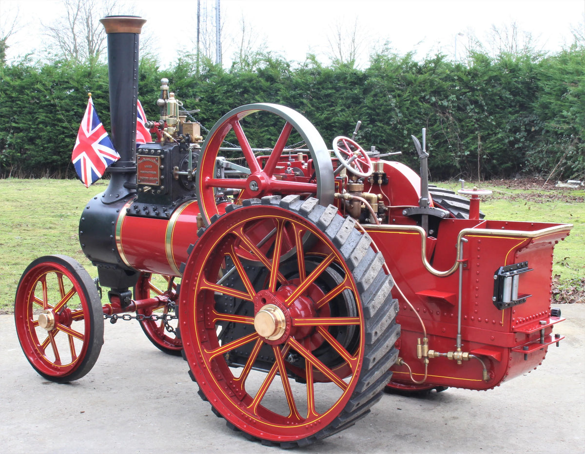 4 1/2 inch scale Burrell 6nhp agricultural engine with driving trolley
