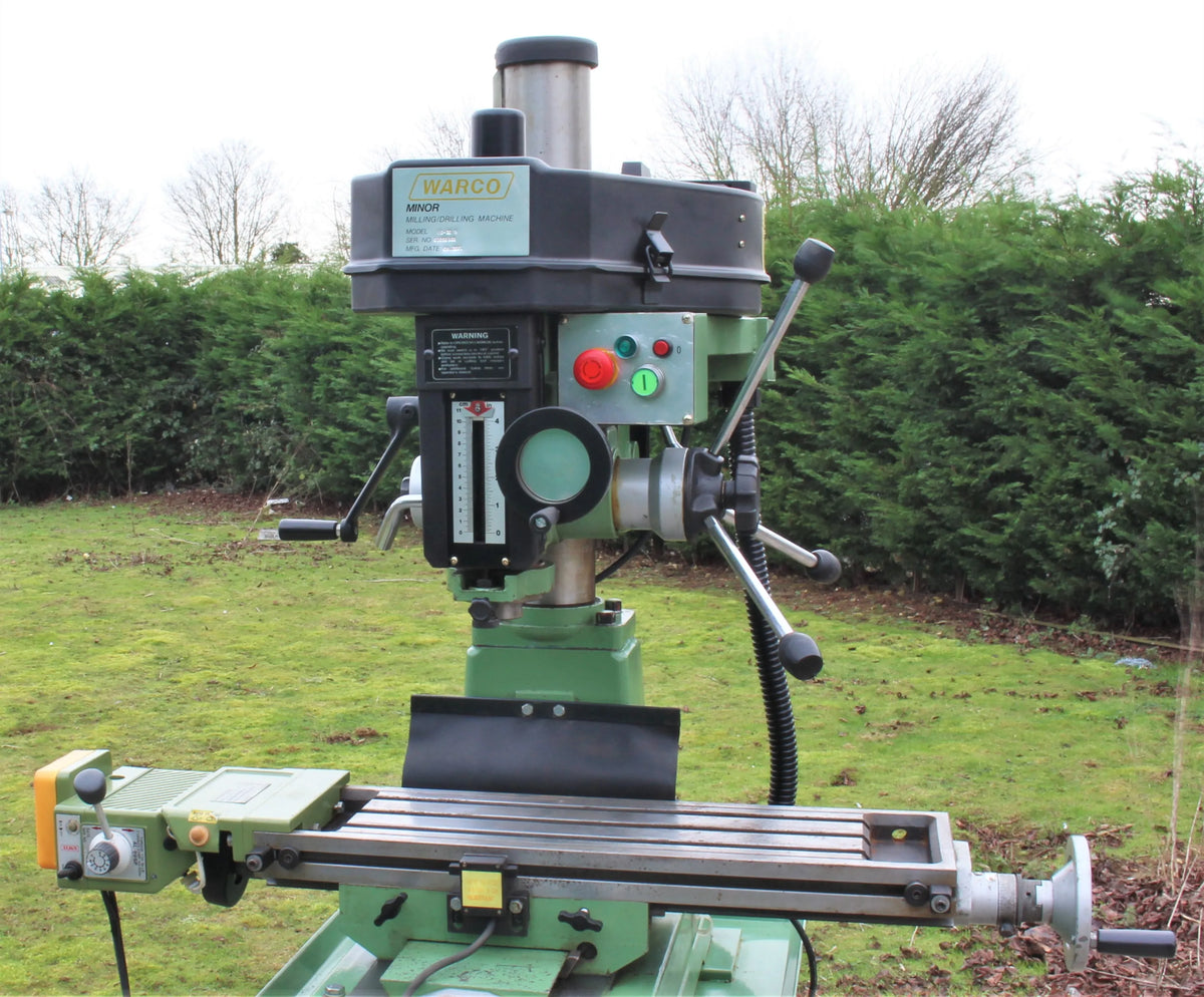 Warco Minor mill with stand, power table feed and tooling