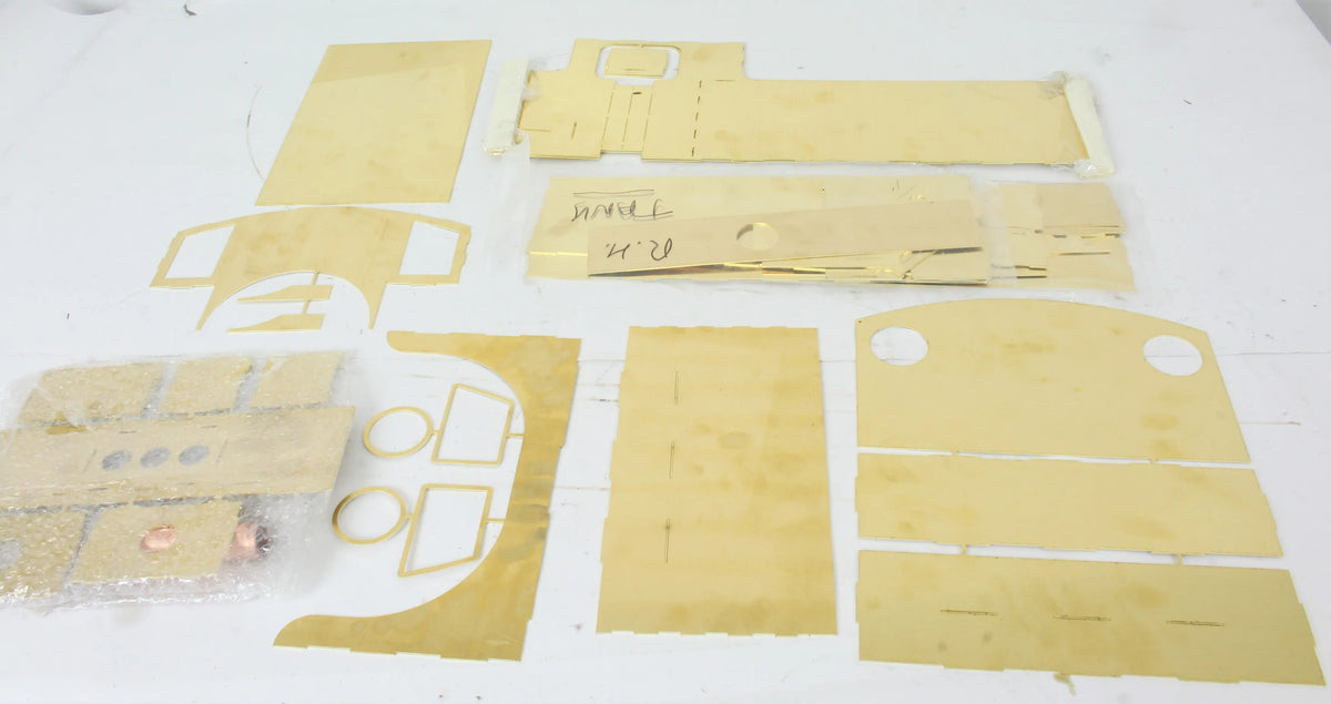 Parts & castings & boiler kit for 5 inch gauge "Simplex"