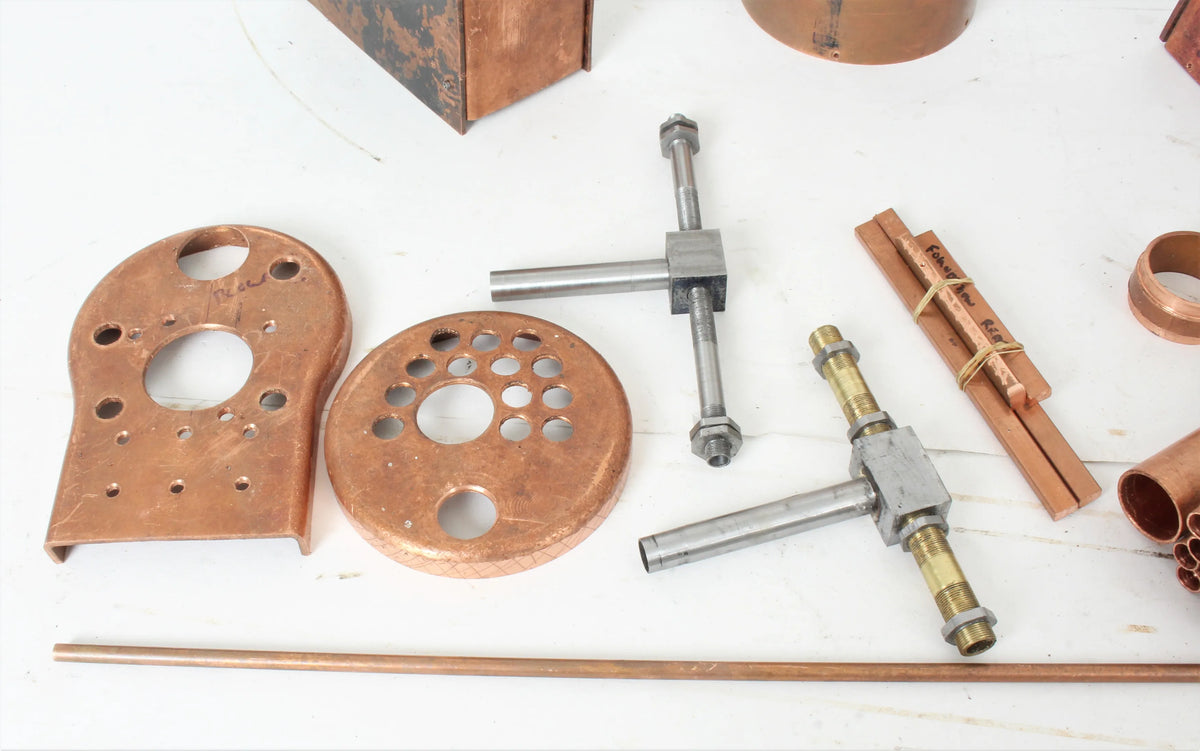 Parts & castings & boiler kit for 5 inch gauge "Simplex"