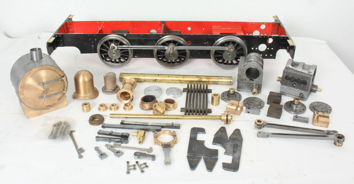 Parts & castings & boiler kit for 5 inch gauge "Simplex"