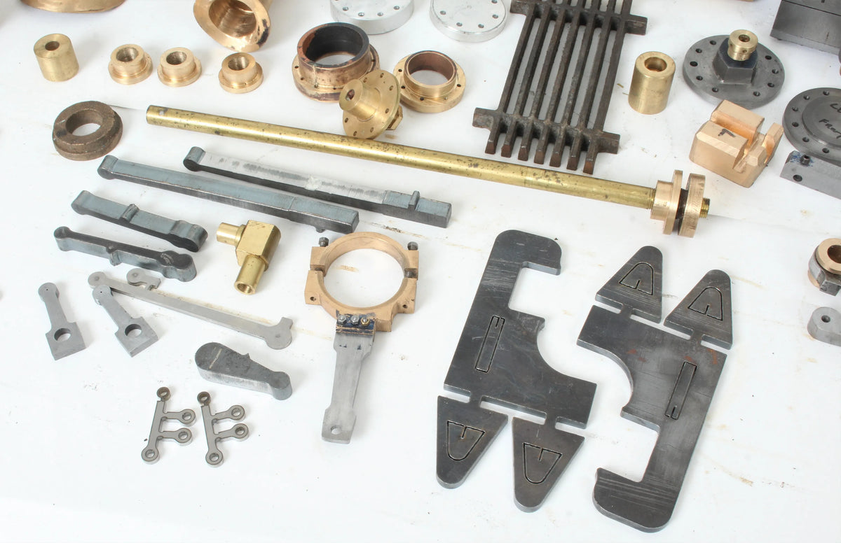 Parts & castings & boiler kit for 5 inch gauge "Simplex"
