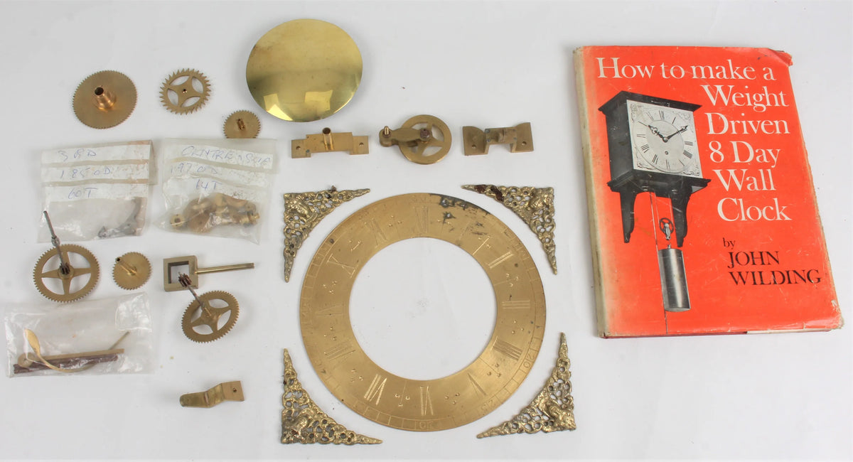 John Wilding 8 day wall clock, parts & construction manual