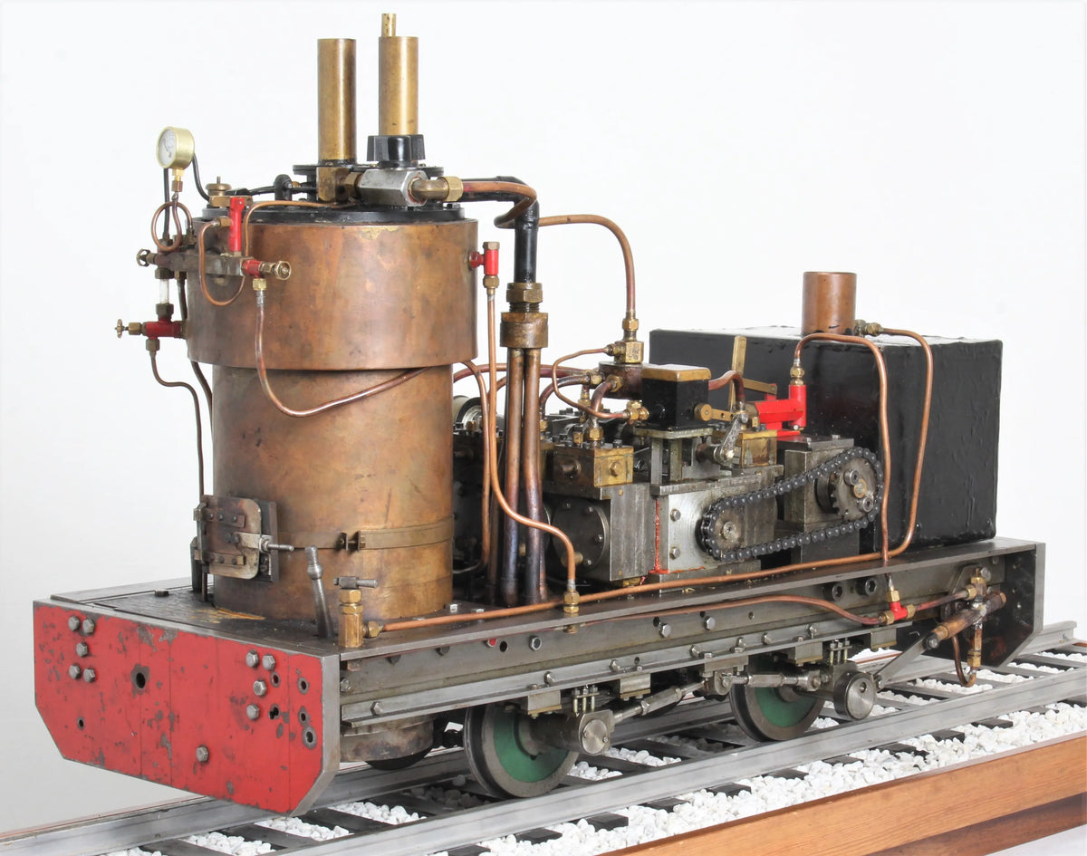 5 inch gauge Sentinel 8 cylinder uniflow locomotive