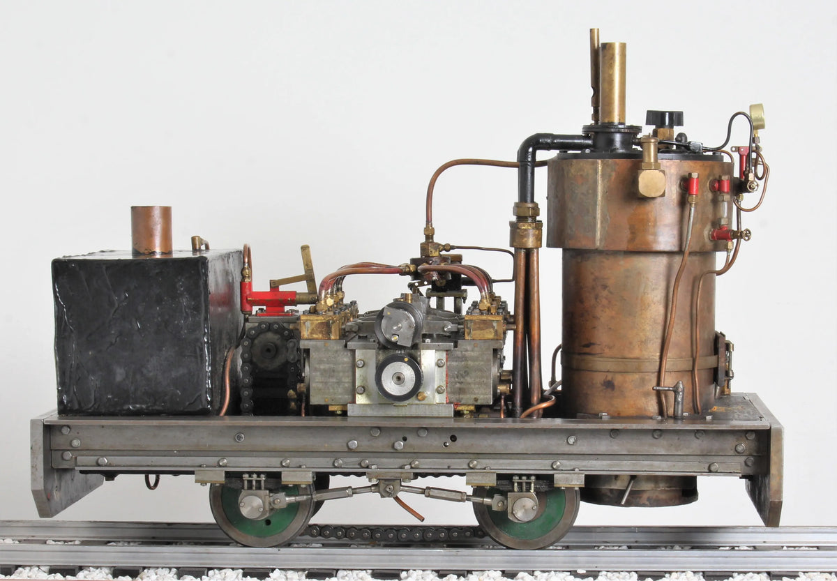 5 inch gauge Sentinel 8 cylinder uniflow locomotive