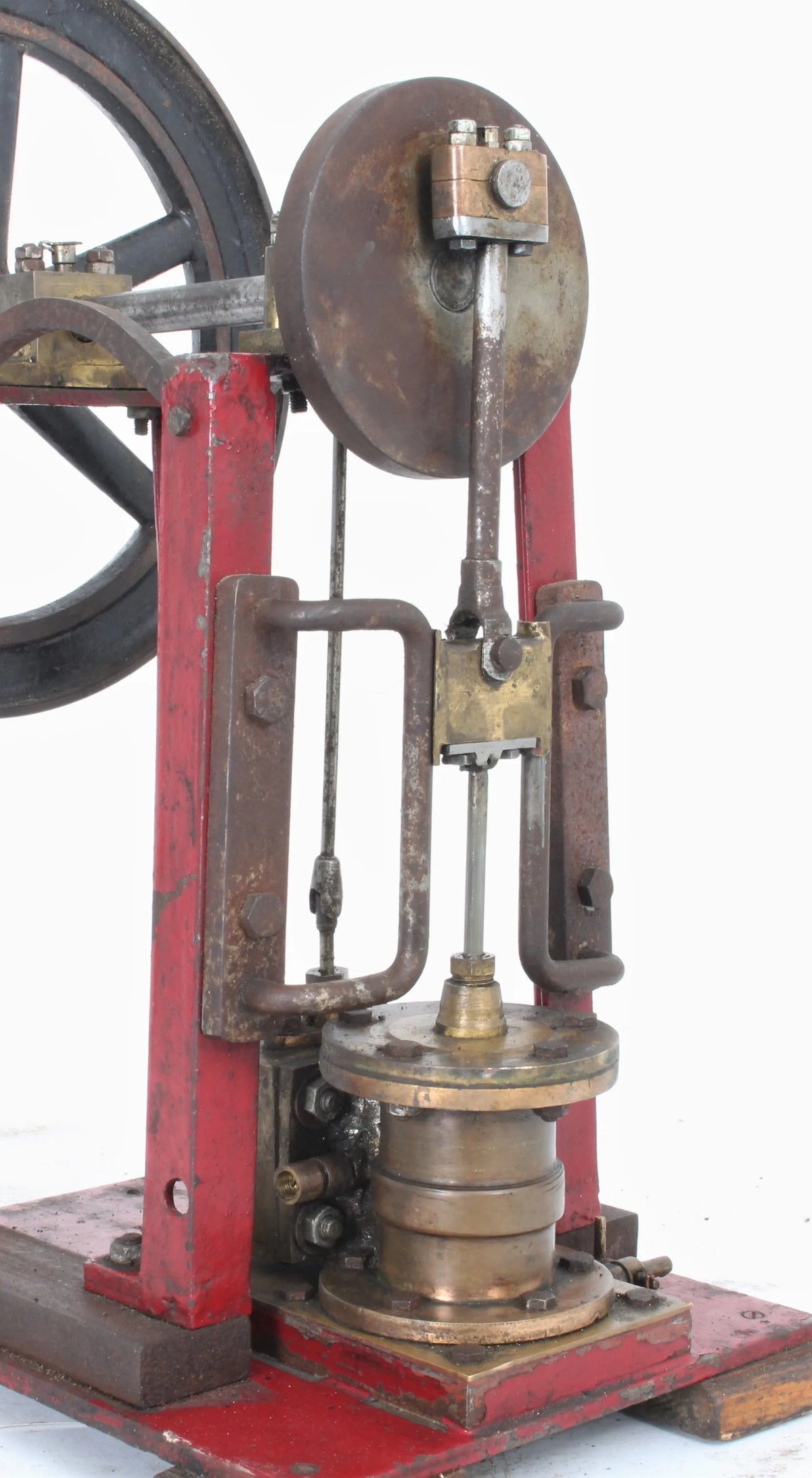 Vintage vertical engine