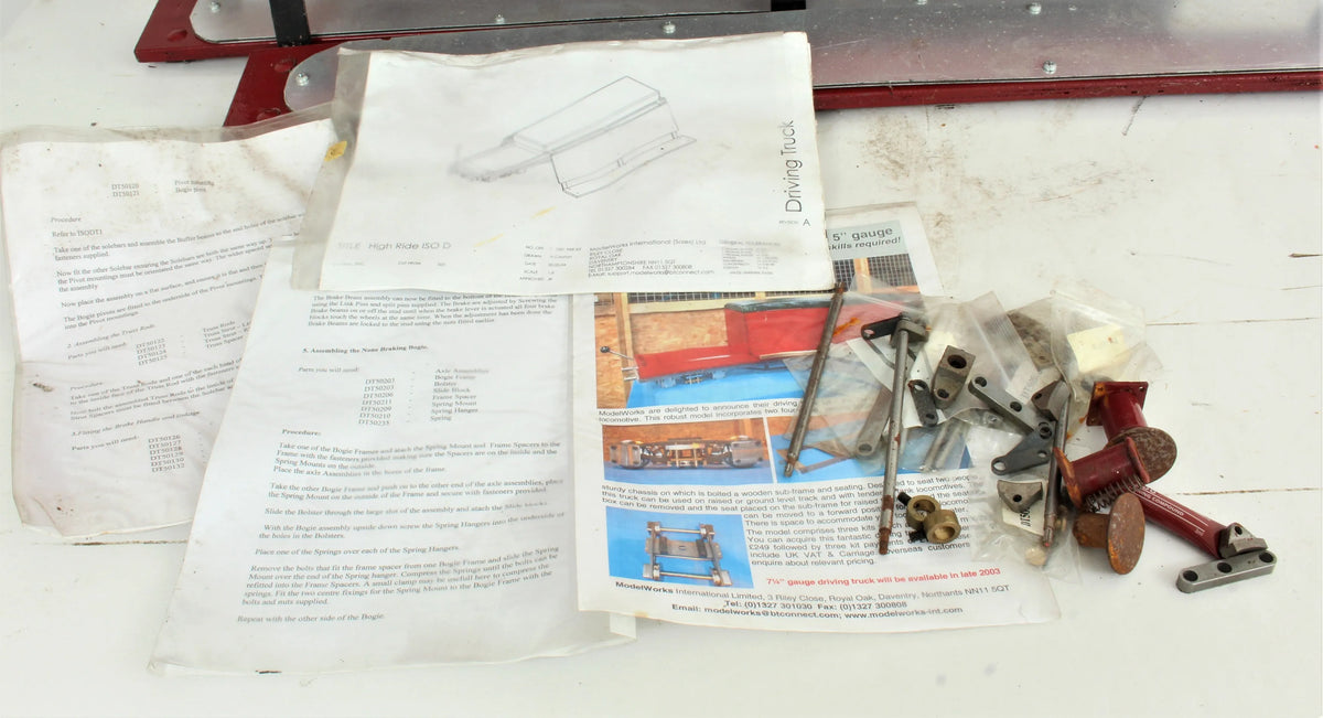 5 inch gauge driving truck with legboards