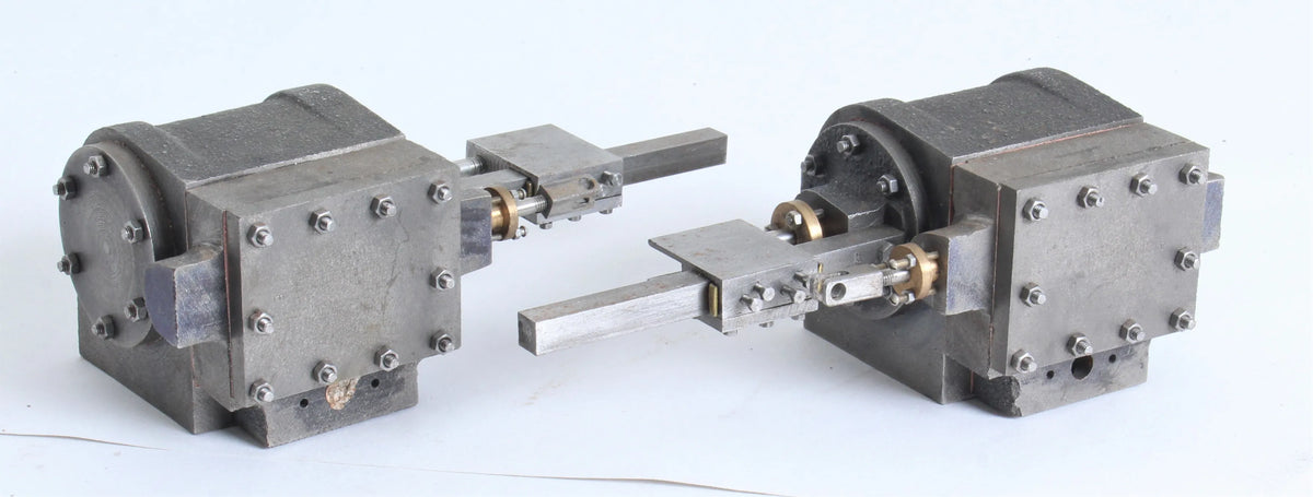 3 1/2 inch gauge "Sweet Violet" 0-4-0ST machined cylinders & wheels
