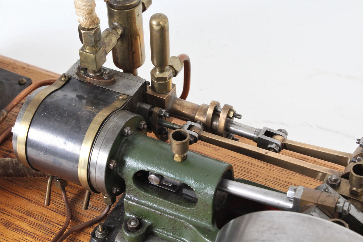 Gas-fired steam plant Stuart No.8 mill engine