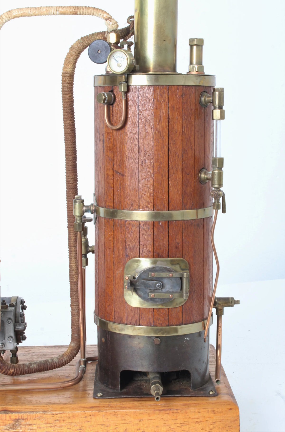 Gas-fired steam plant Stuart No.8 mill engine