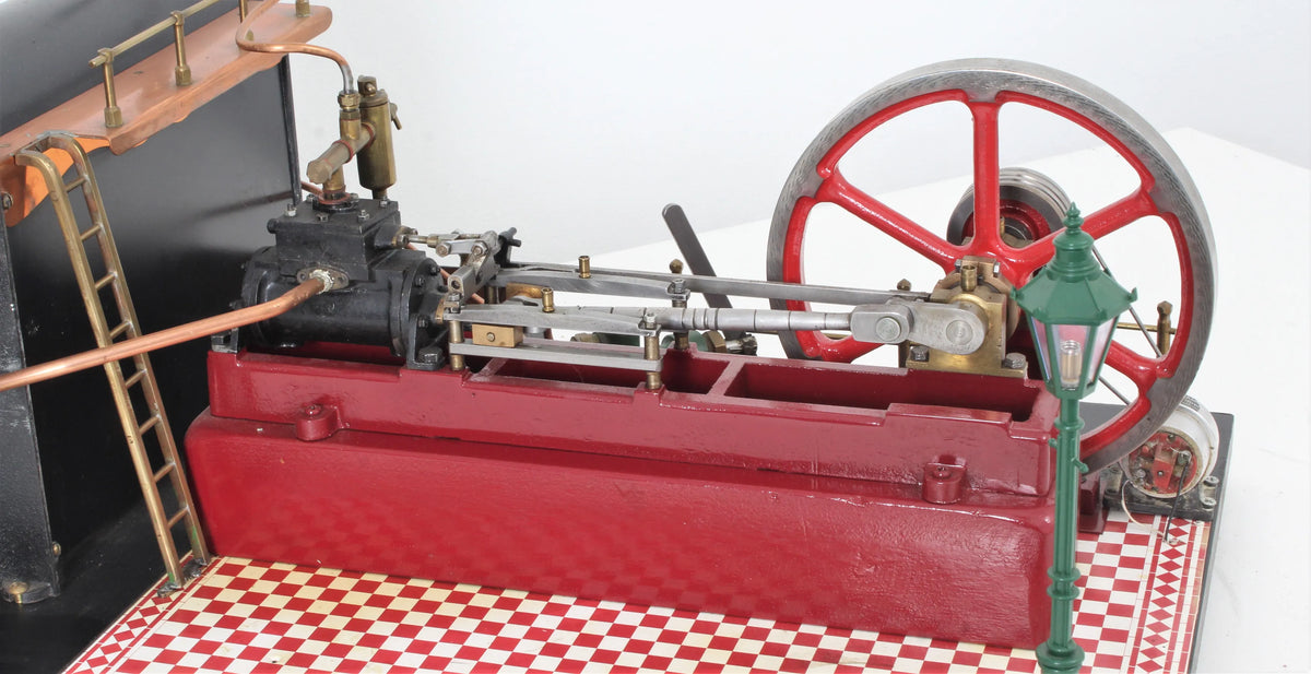 Stuart 504 boiler, Victoria mill engine & dynamo