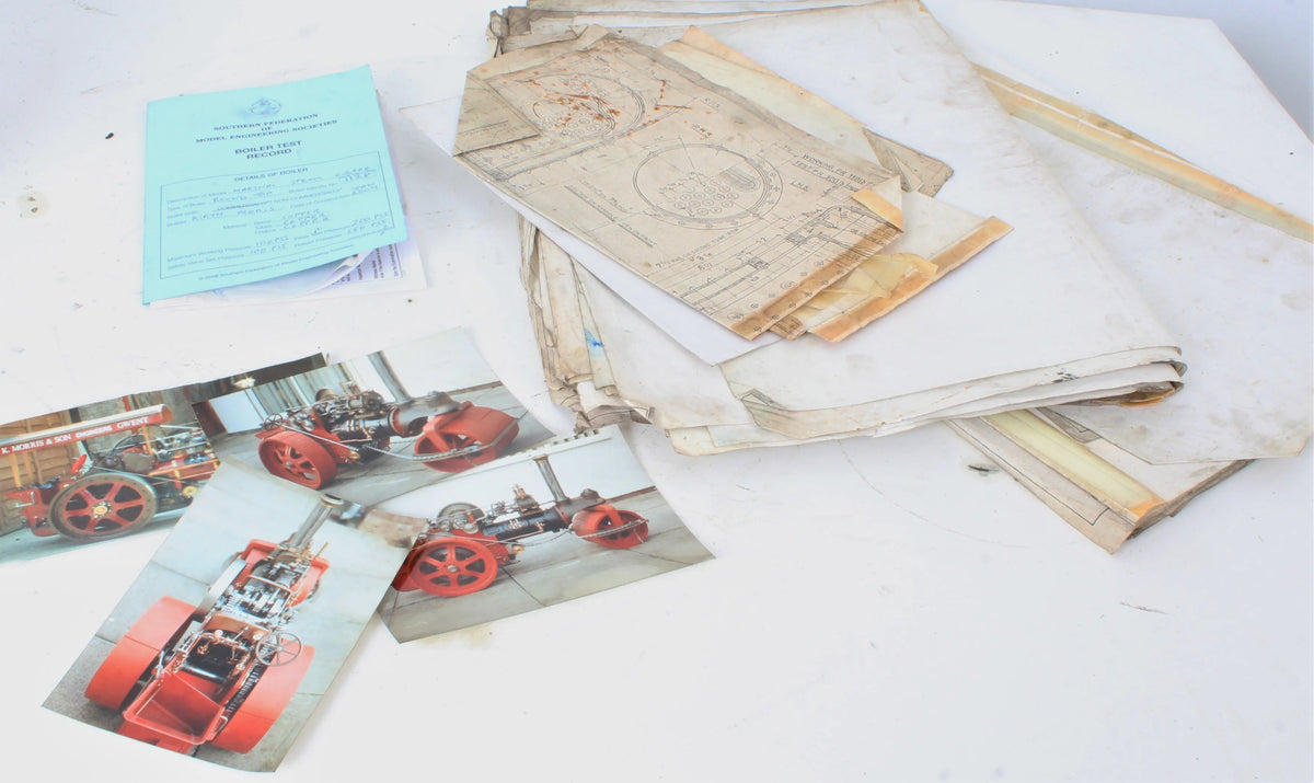 3 inch scale Marshall steam roller for restoration