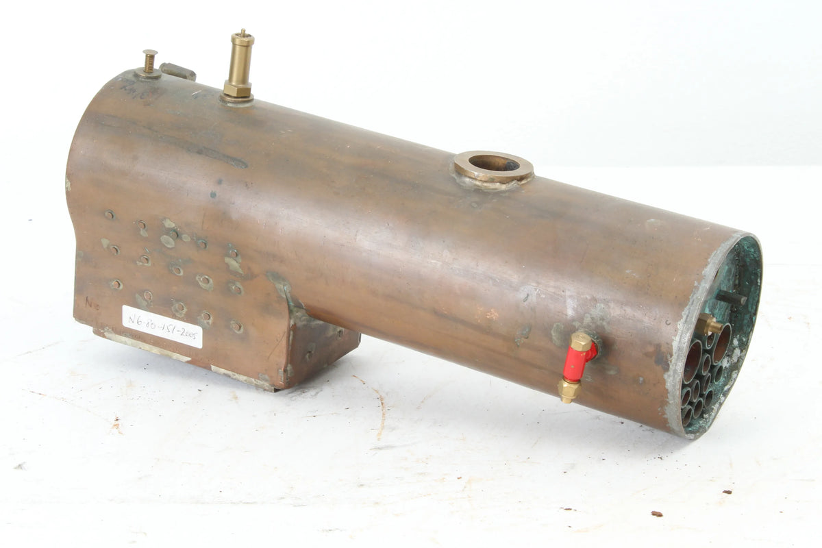 3 1/2 inch gauge silver soldered boiler