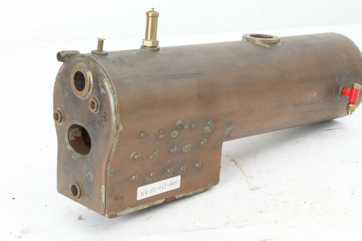 3 1/2 inch gauge silver soldered boiler