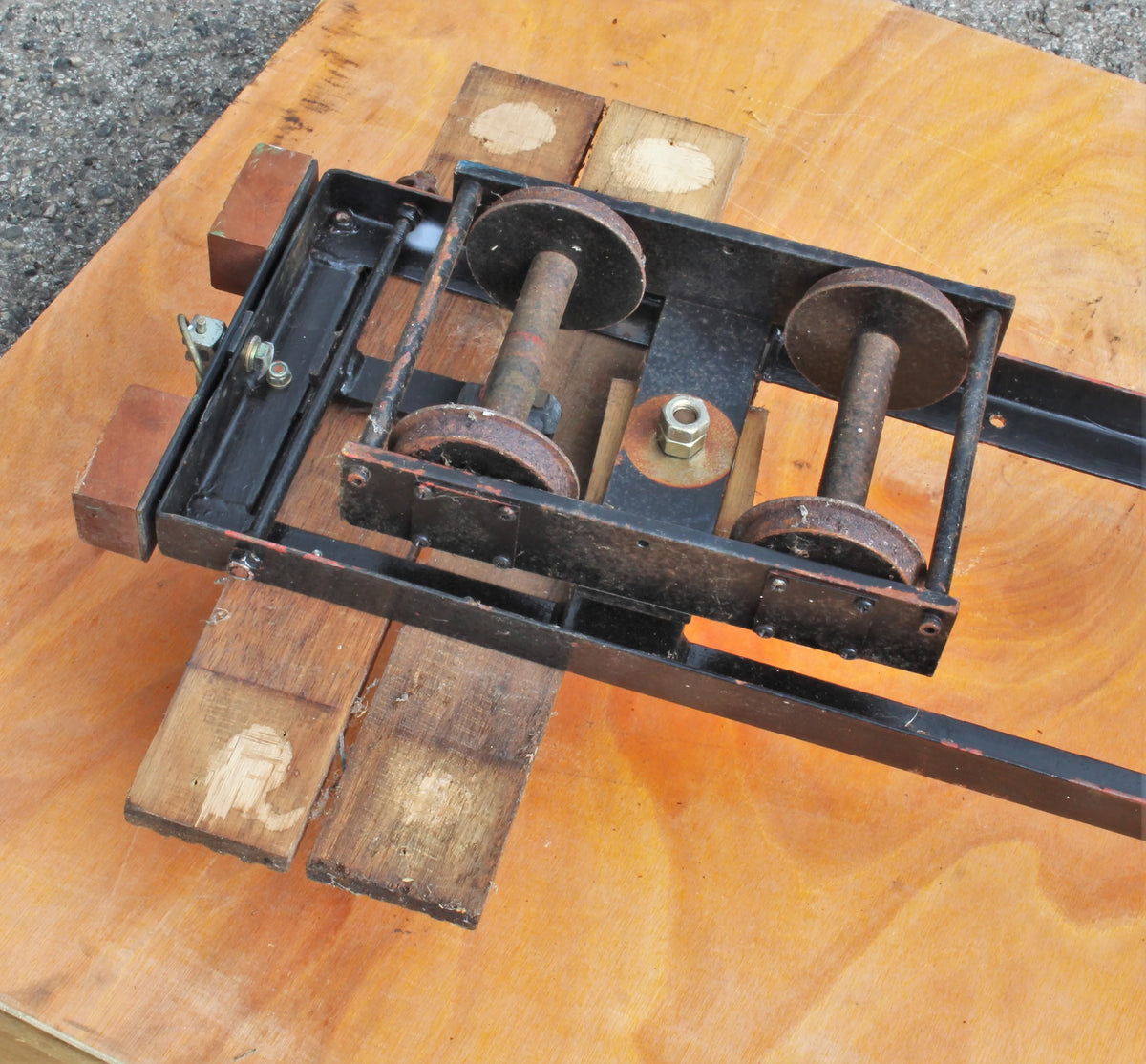 5 inch gauge bogie braked driving truck