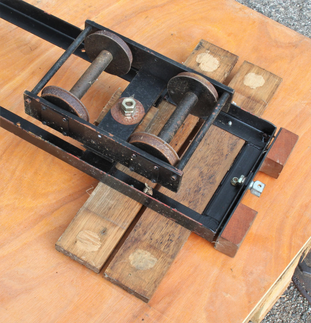 5 inch gauge bogie braked driving truck