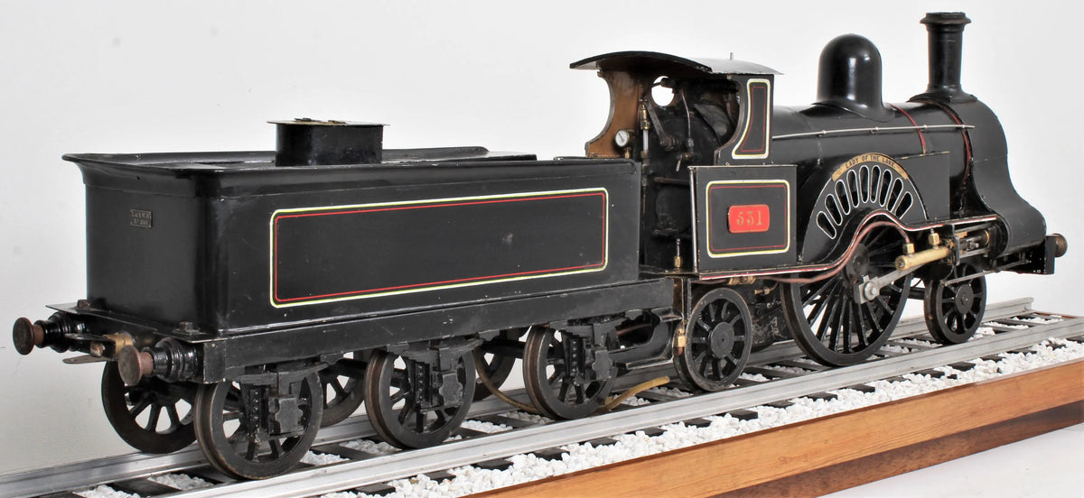 5 inch gauge LNWR Problem class "Lady of the Lake" 2-2-2
