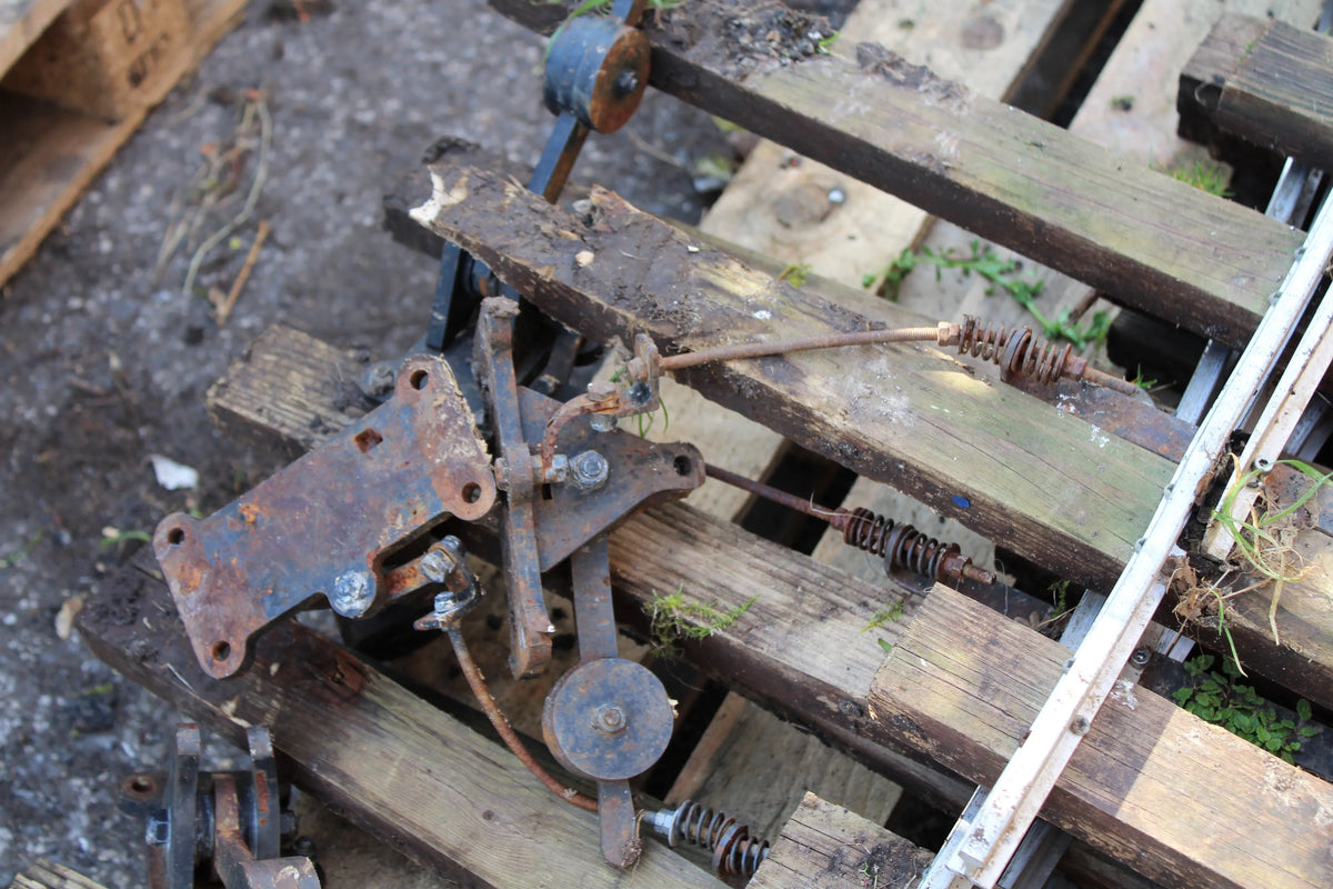 5 inch gauge track with six turnouts