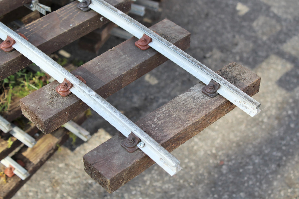 5 inch gauge track with six turnouts