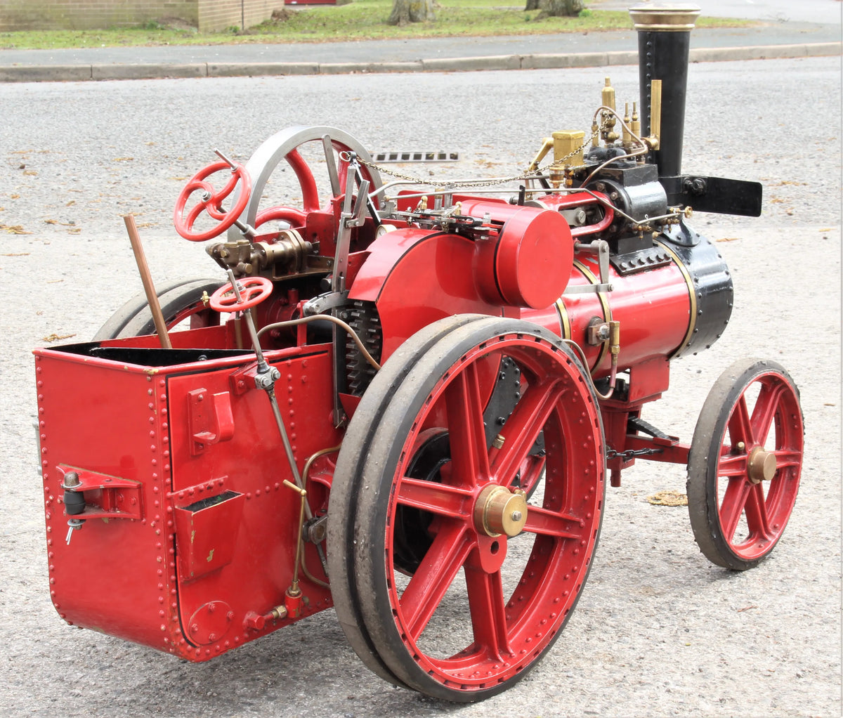 3 inch scale Savage "Little Samson" agricultural engine