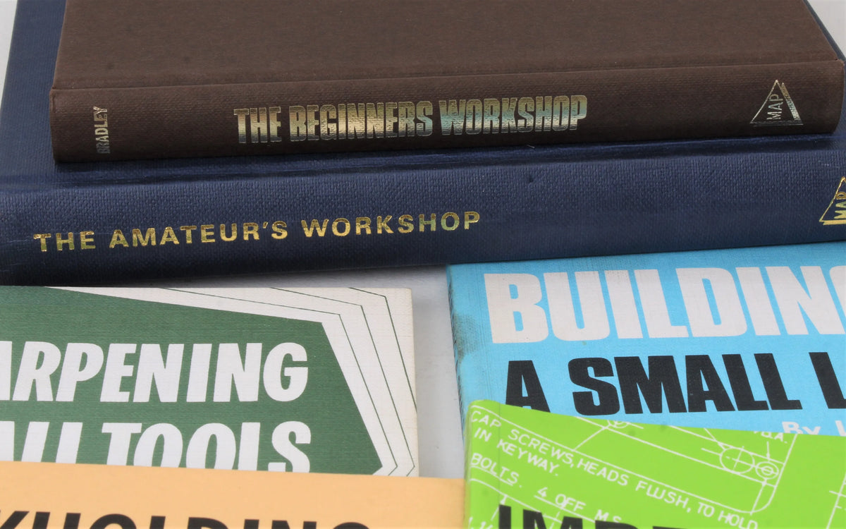 Box of model engineering books