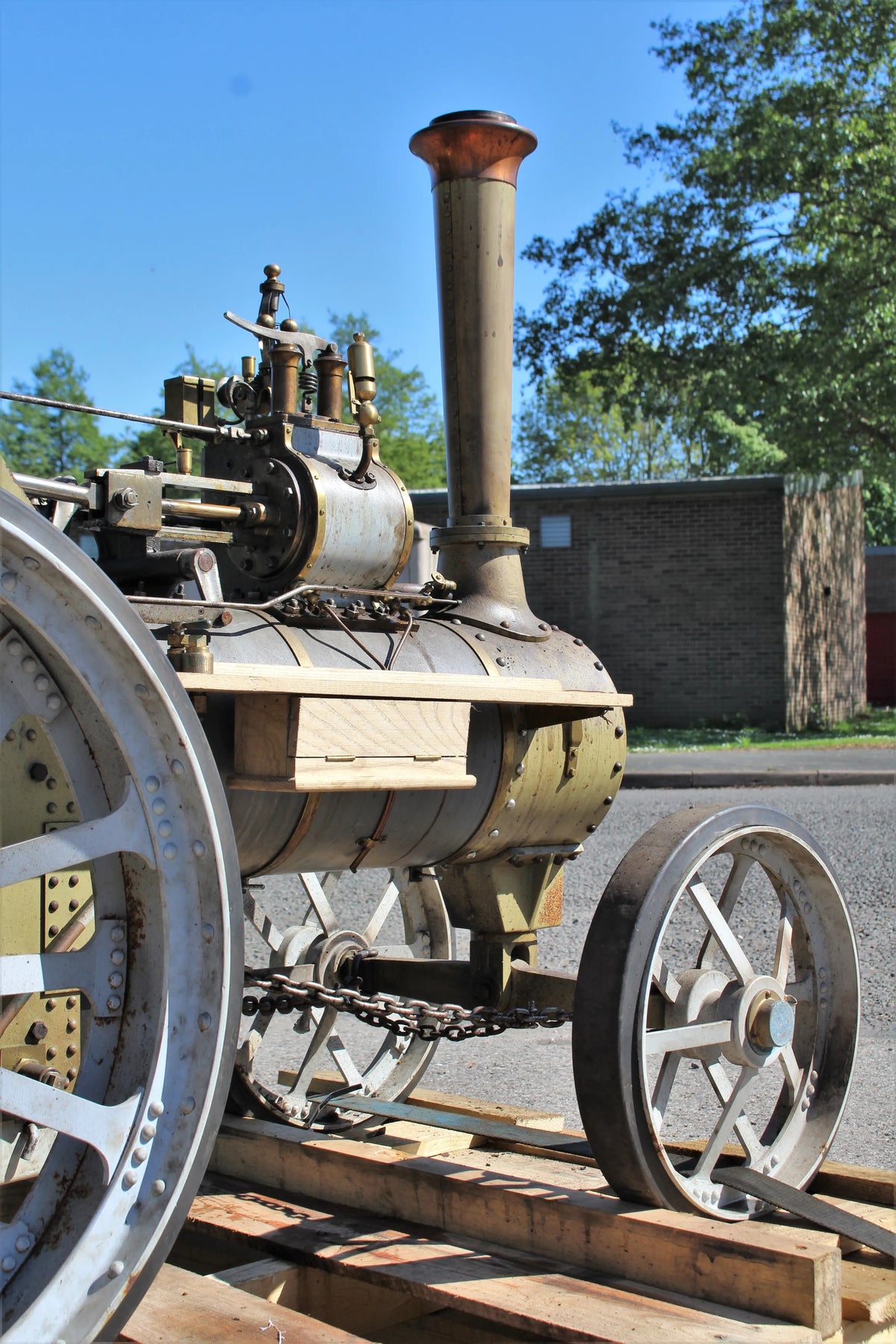 4 inch scale Burrell agricultural engine