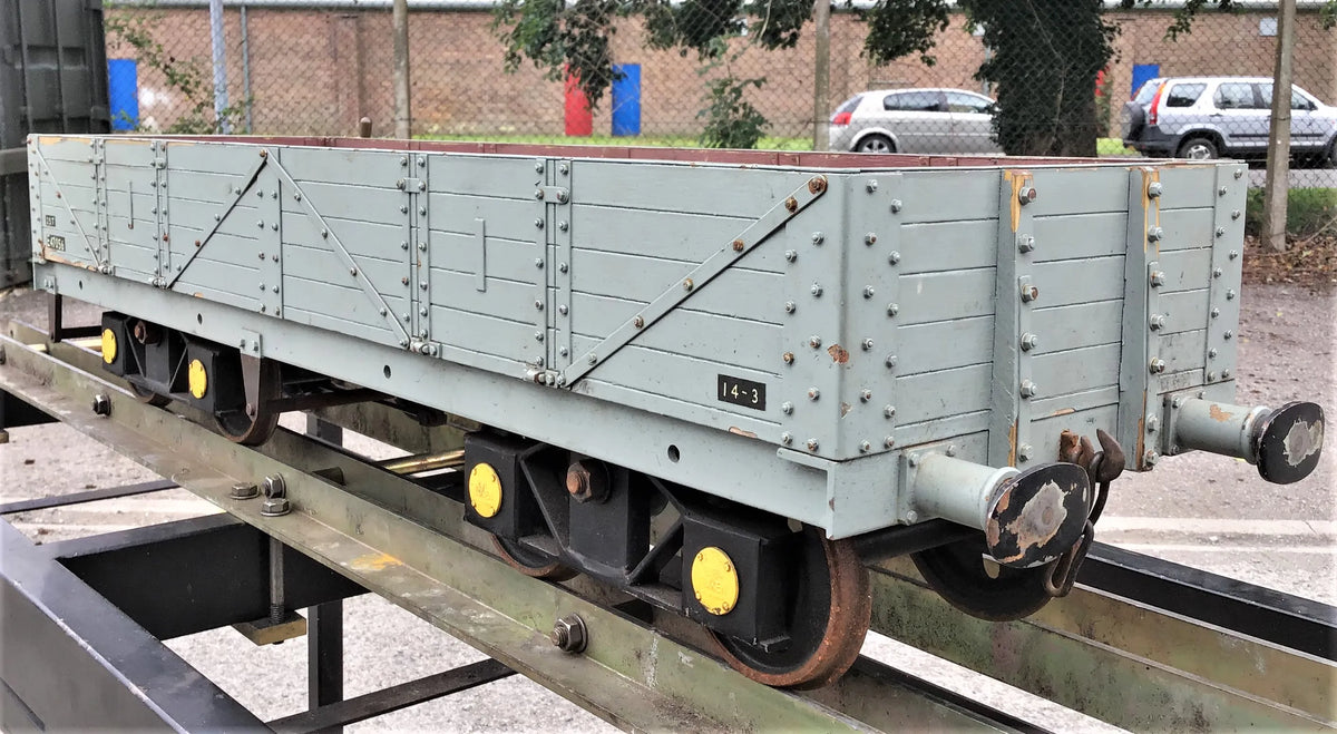 5 inch gauge planked bogie wagon