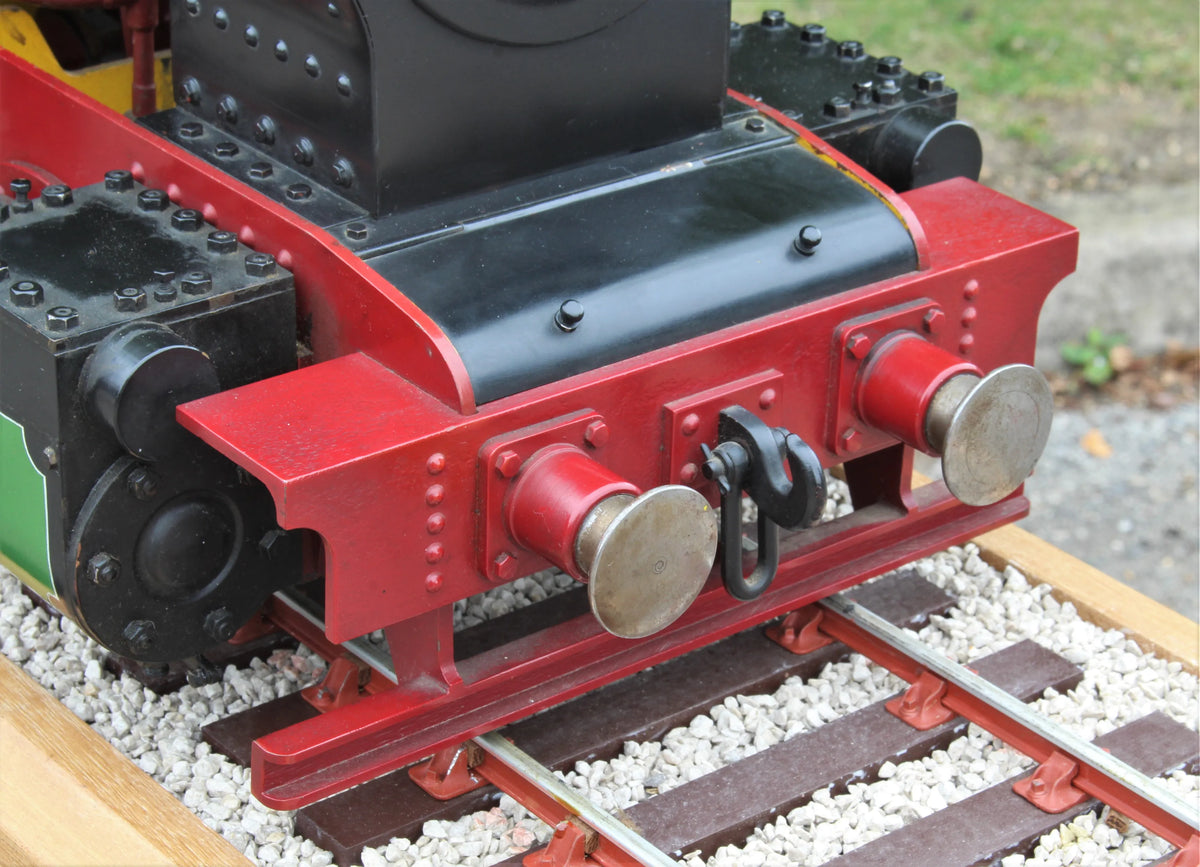 3 1/2 inch narrow gauge 0-6-0T with tipper truck tender