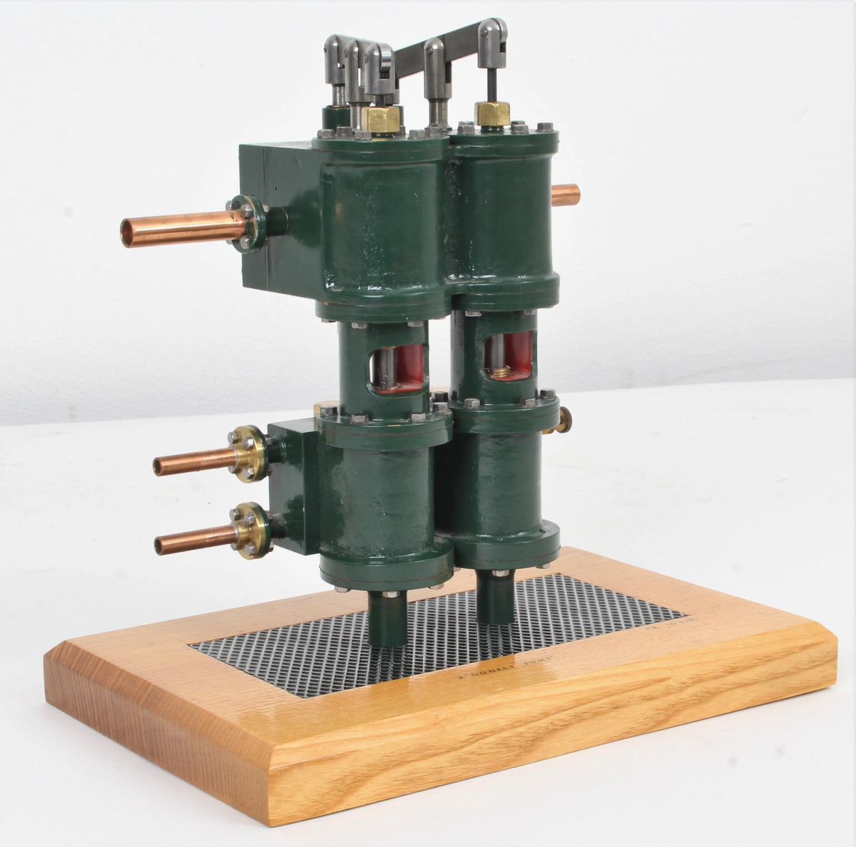 Duplex steam pump