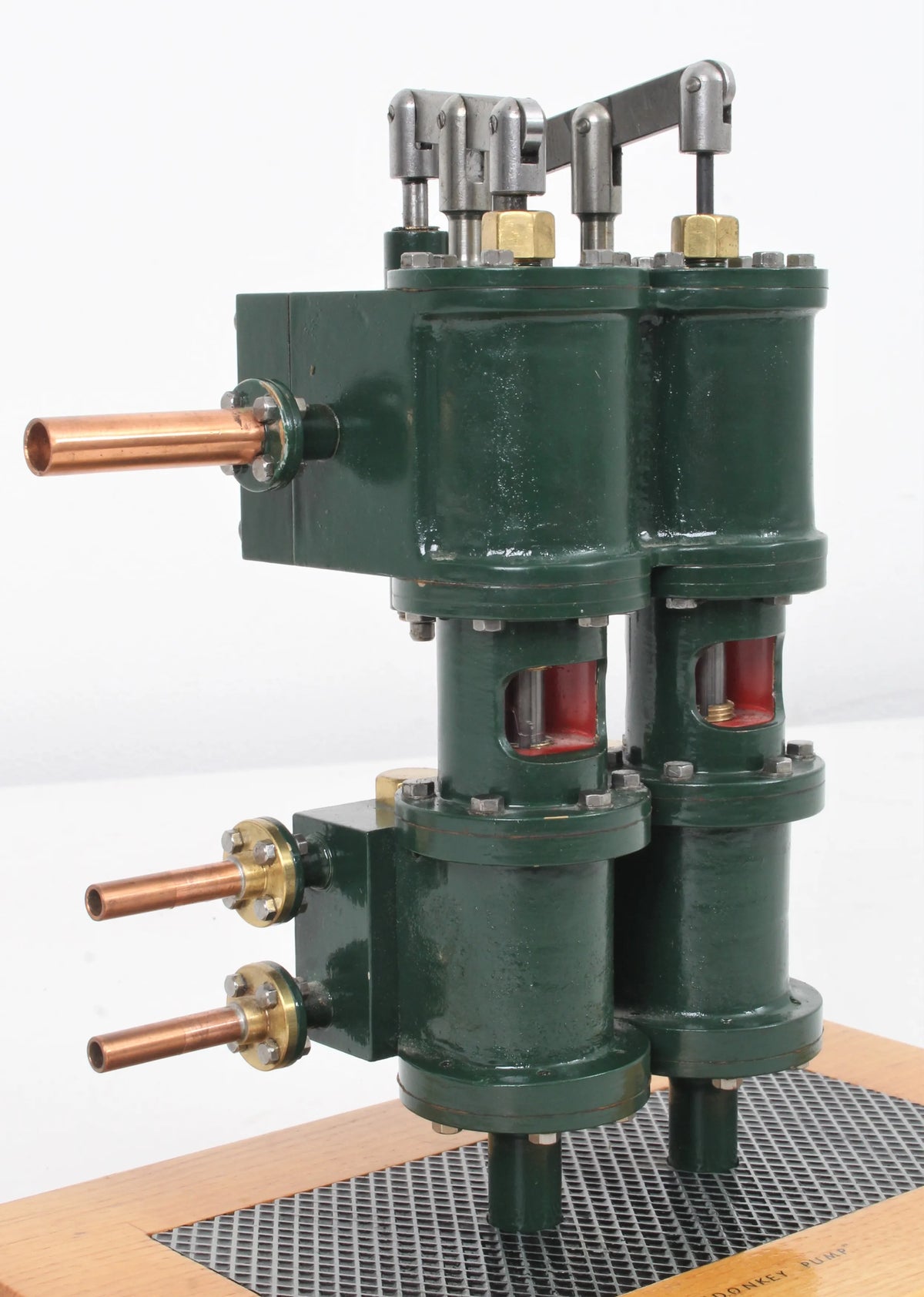 Duplex steam pump