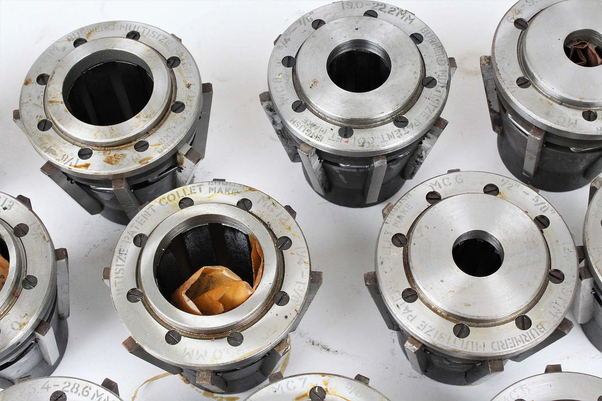 Burnerd D1-3 collet chuck with collets in original packaging