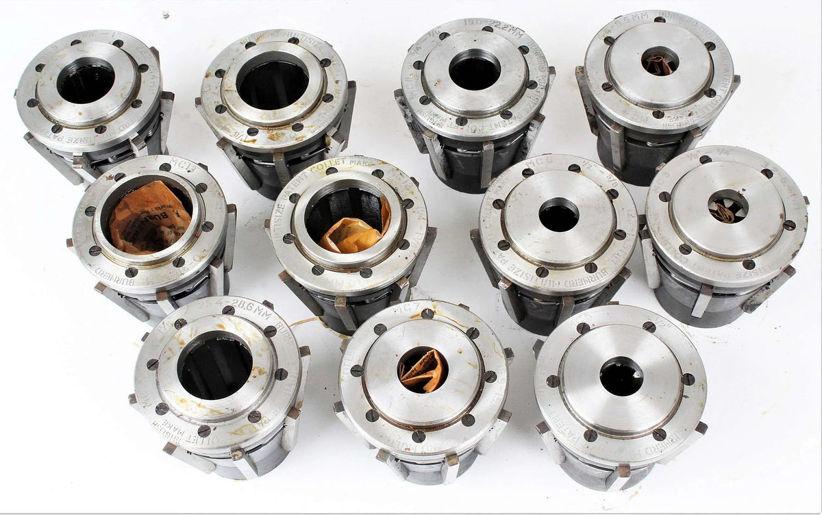 Burnerd D1-3 collet chuck with collets in original packaging