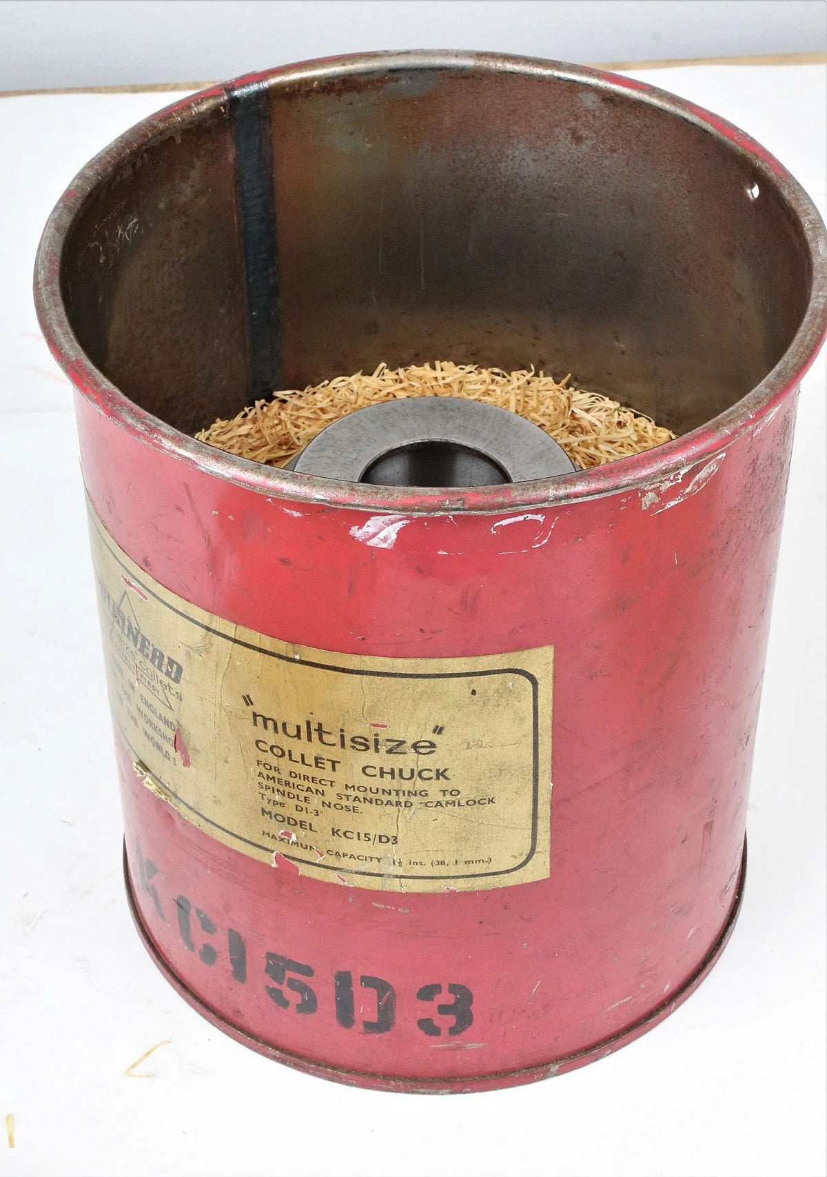 Burnerd D1-3 collet chuck with collets in original packaging