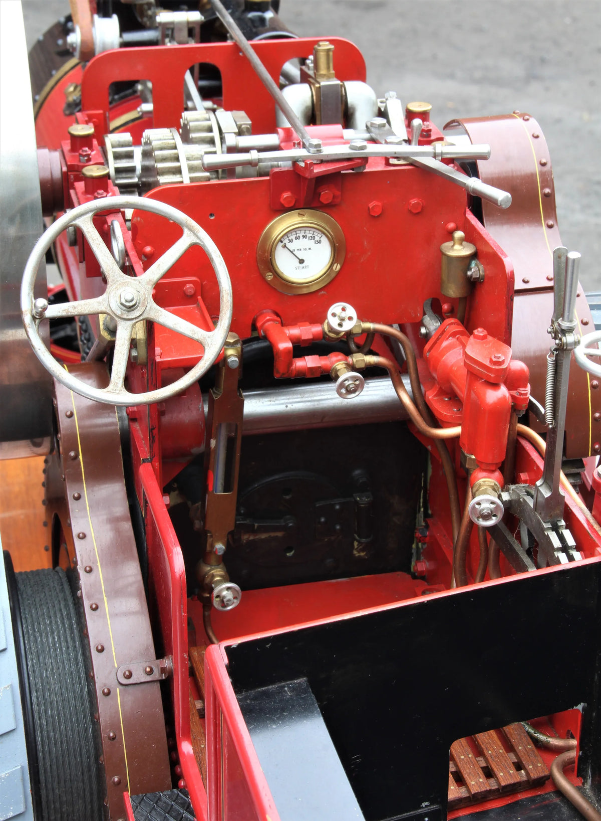 2 inch scale Allchin agricultural engine