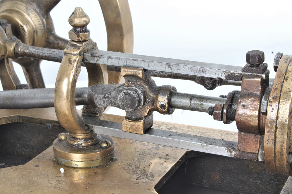 Vintage horizontal mill engine