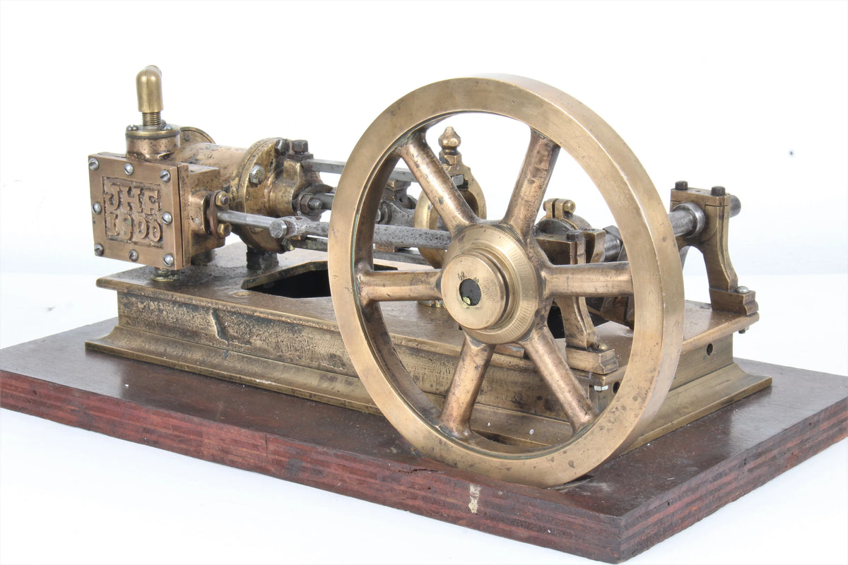 Vintage horizontal mill engine