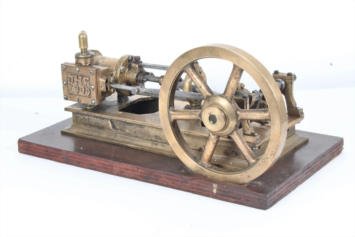 Vintage horizontal mill engine