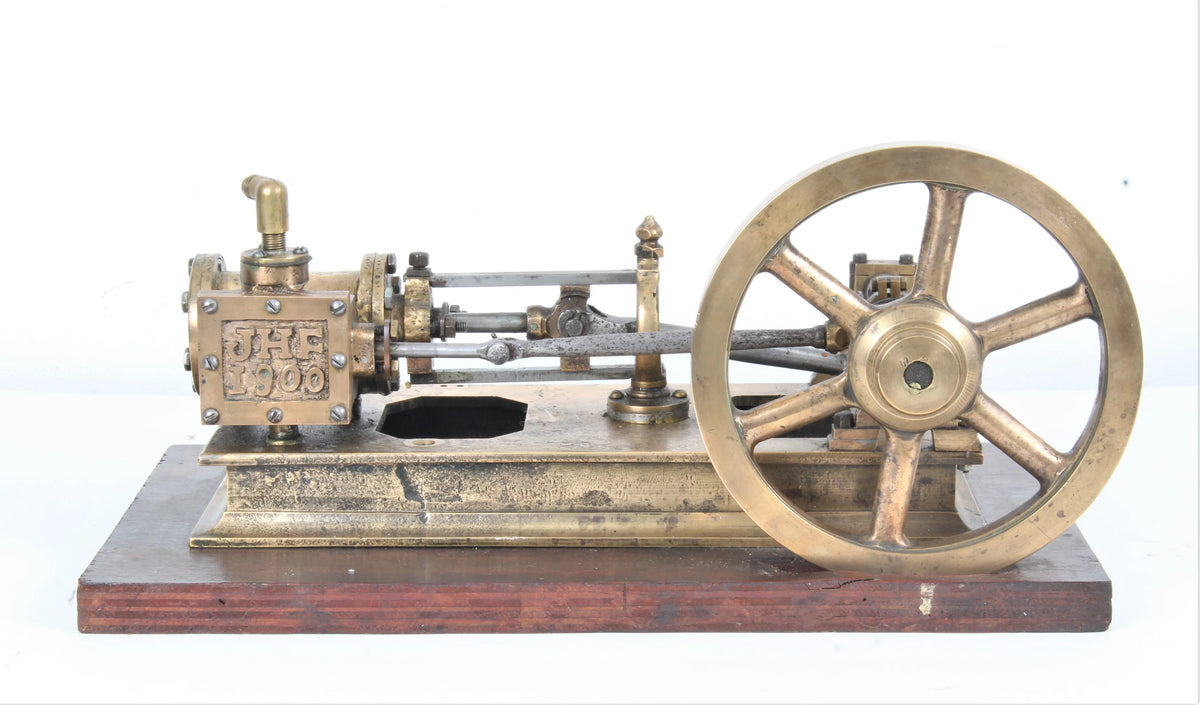 Vintage horizontal mill engine
